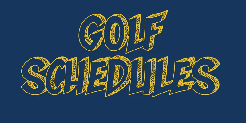 Hockomock Golf Schedules