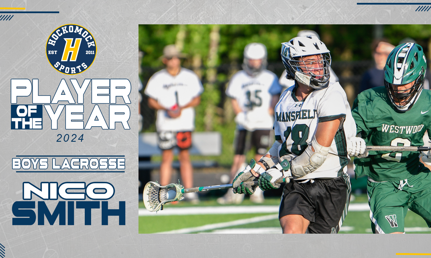 Nico Smith 2024 HockomockSports Boys Lacrosse Awards