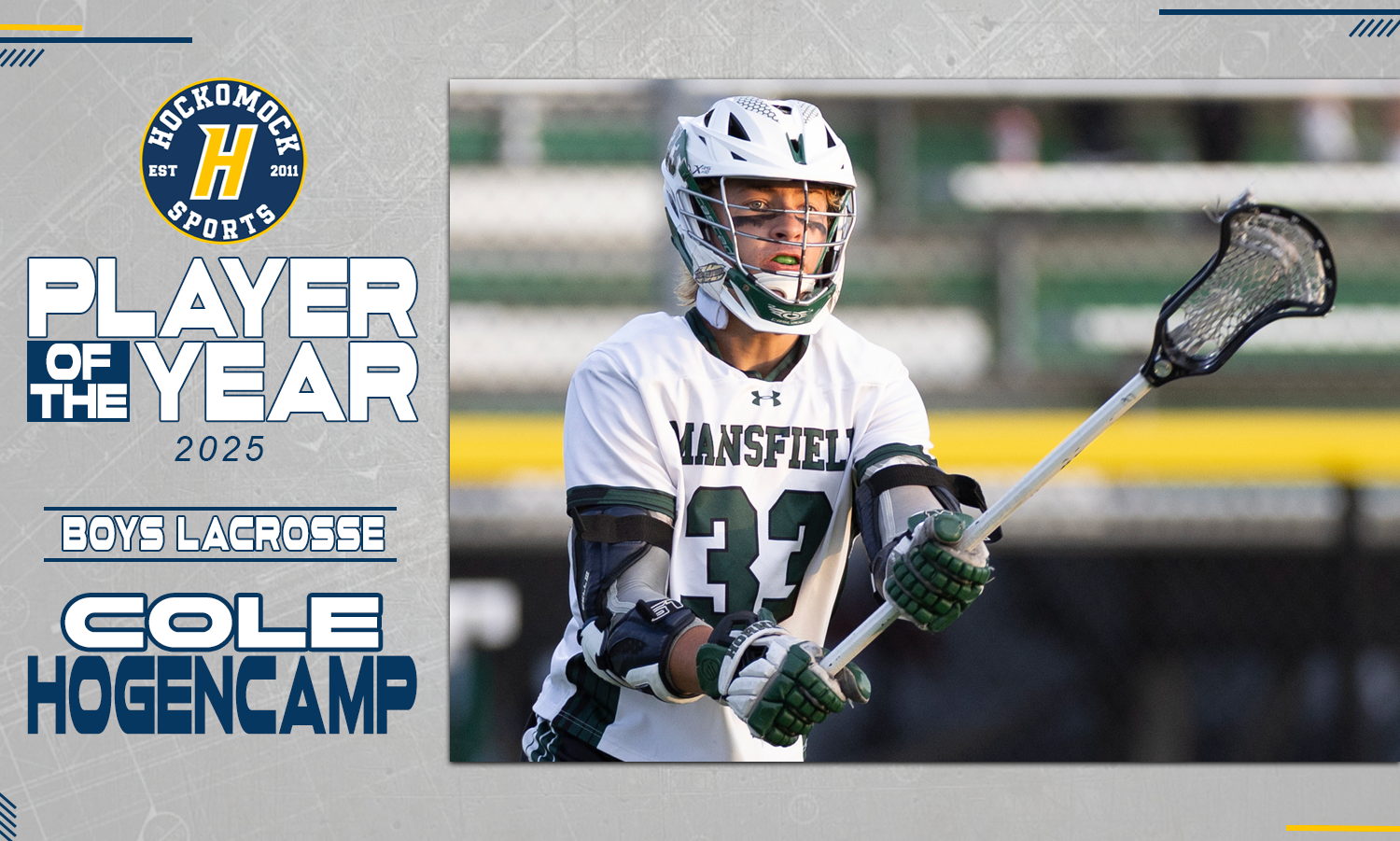 Cole Hogencamp 2025 HockomockSports Boys Lacrosse Awards