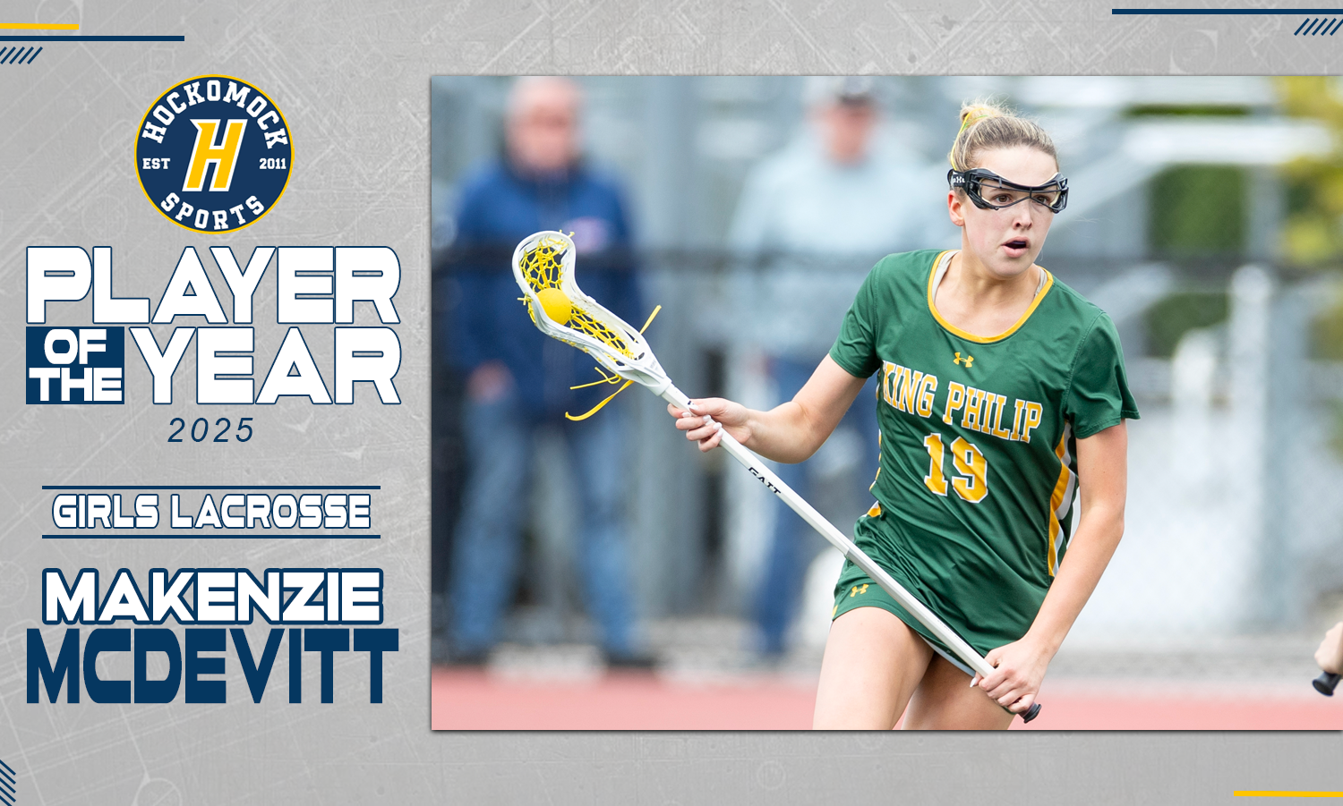 Makenzie McDevitt 2025 HockomockSports Girls Lacrosse Awards