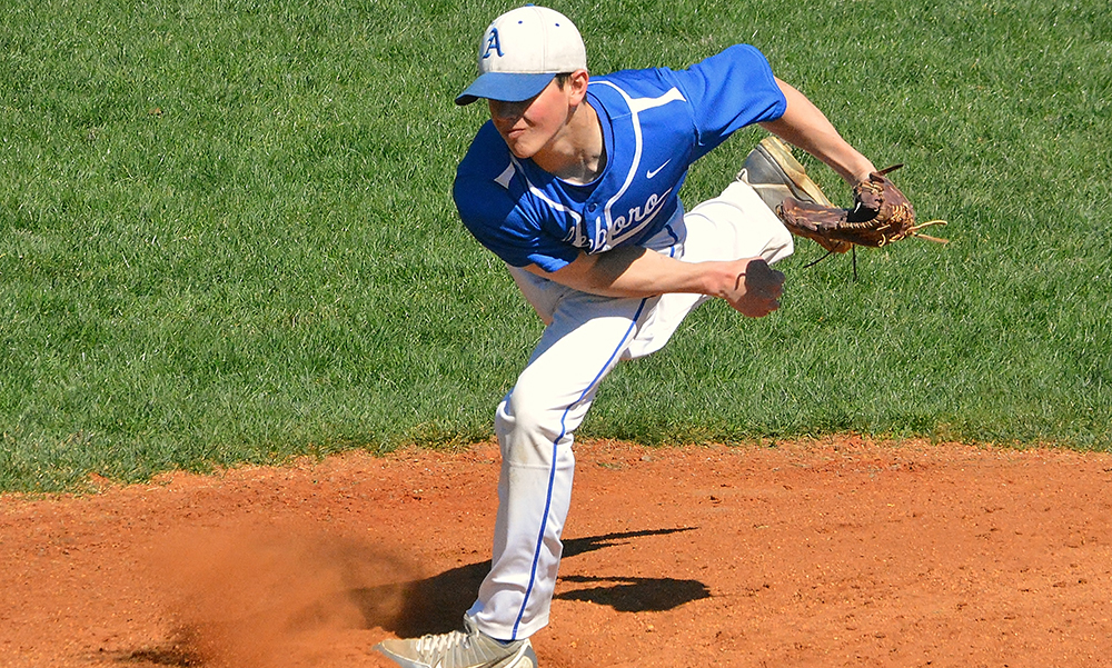 Attleboro's Nate Tellier will be one 11 seniors playing for the Bombardiers this season. (Josh Perry/HockomockSports.com)