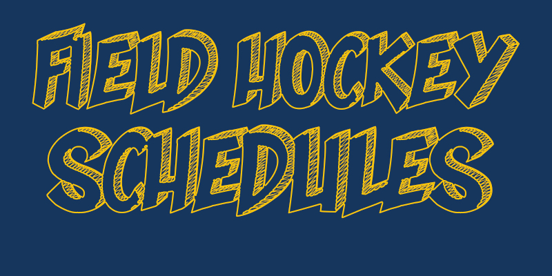 Hockomock Field Hockey Schedules