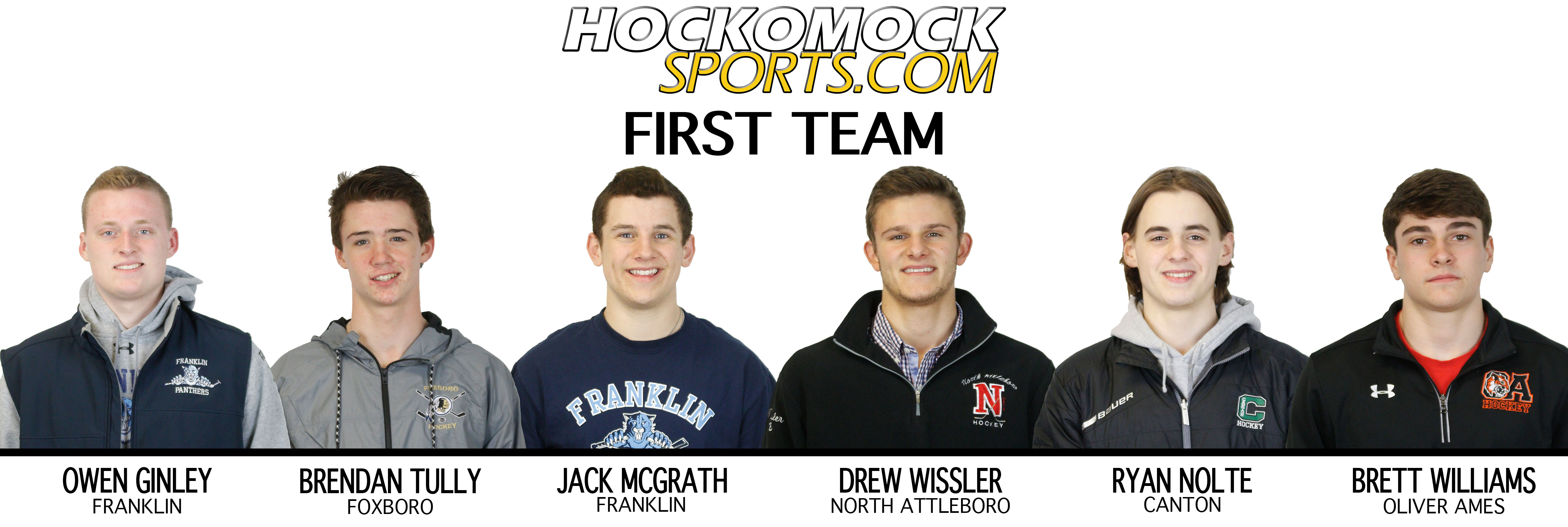 Owen Ginley and Jack McGrath, Franklin were recognized on the First Team