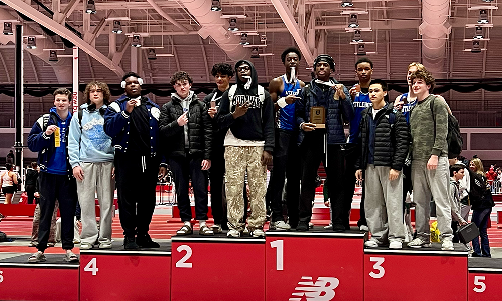 Hockomock League Indoor Track Franklin girls indoor track