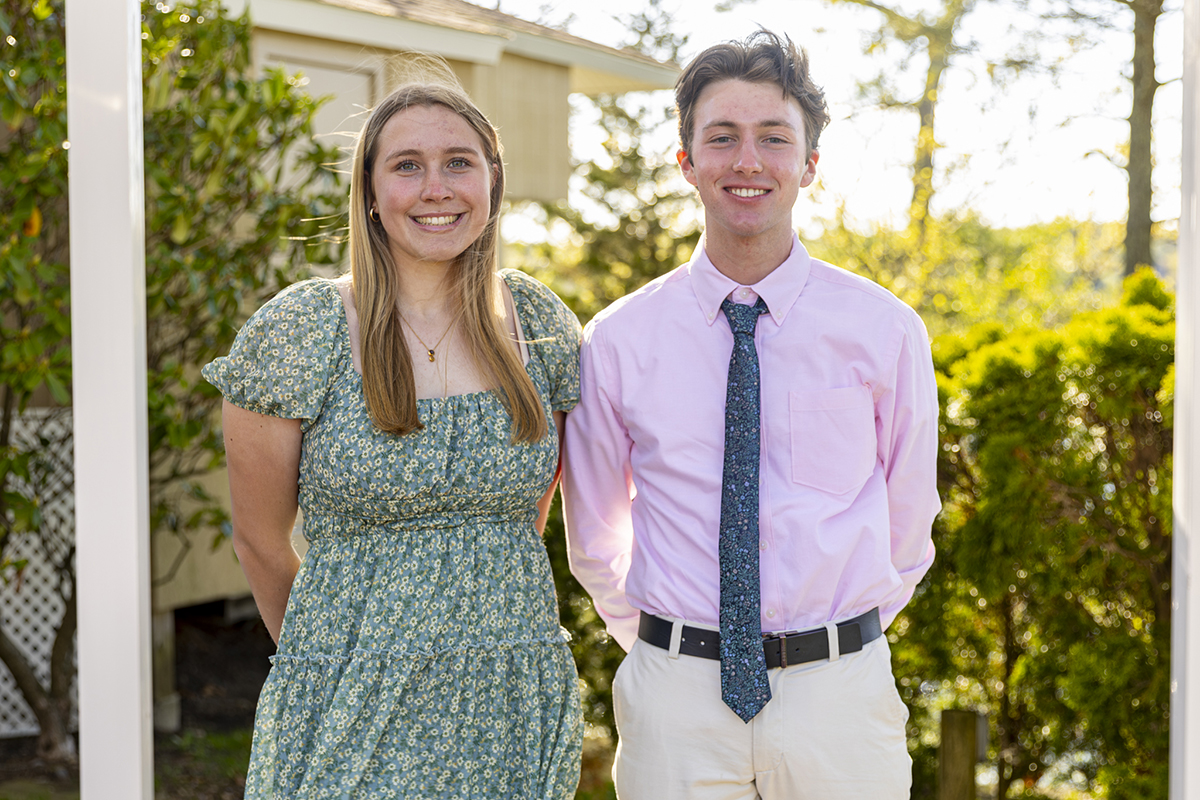 2026 Hockomock League Scholar Athletes Meghan Kelley and Eamon Kelly
