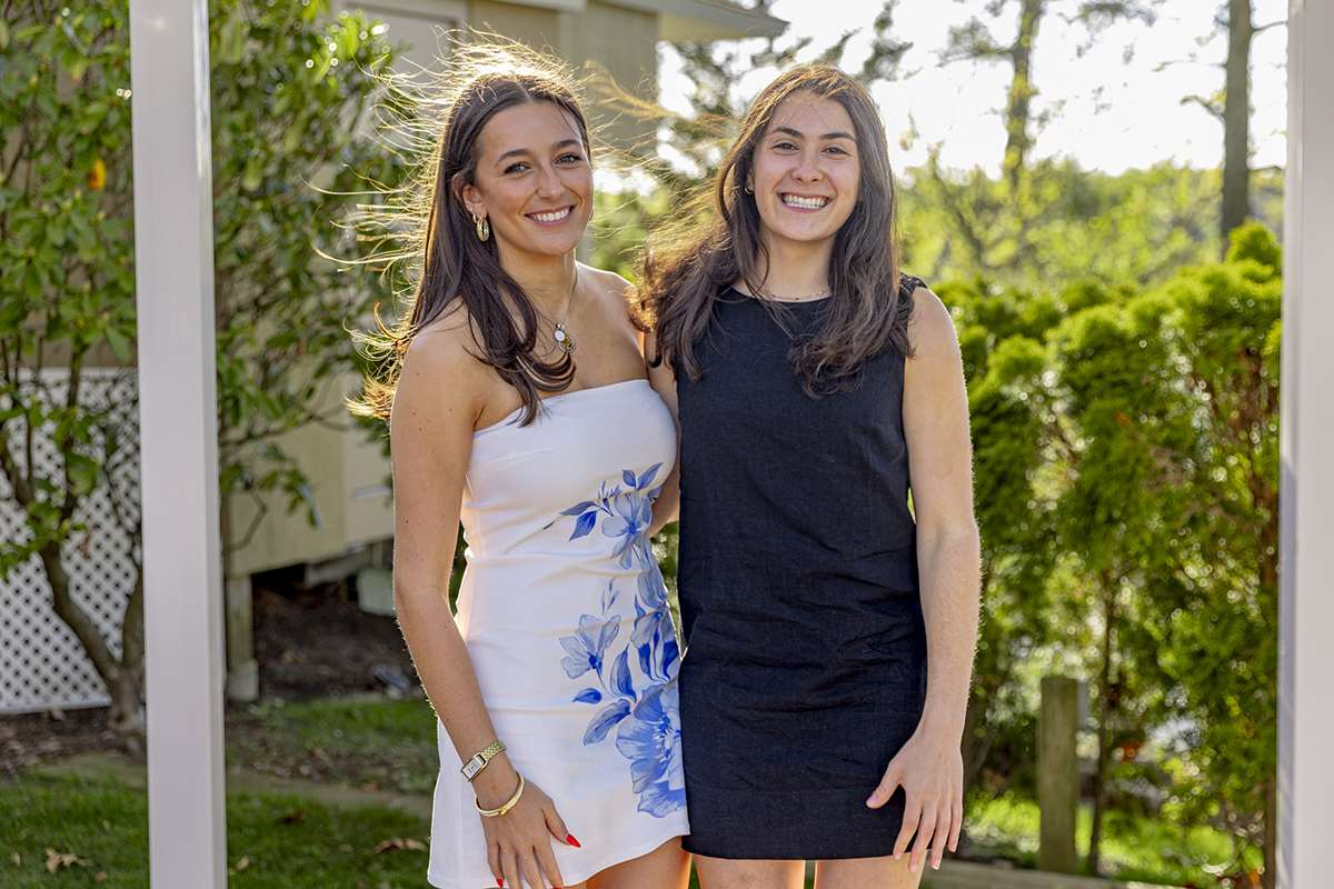 2026 Hockomock League Scholar Athletes Allison Cleasby and Lauren Obara
