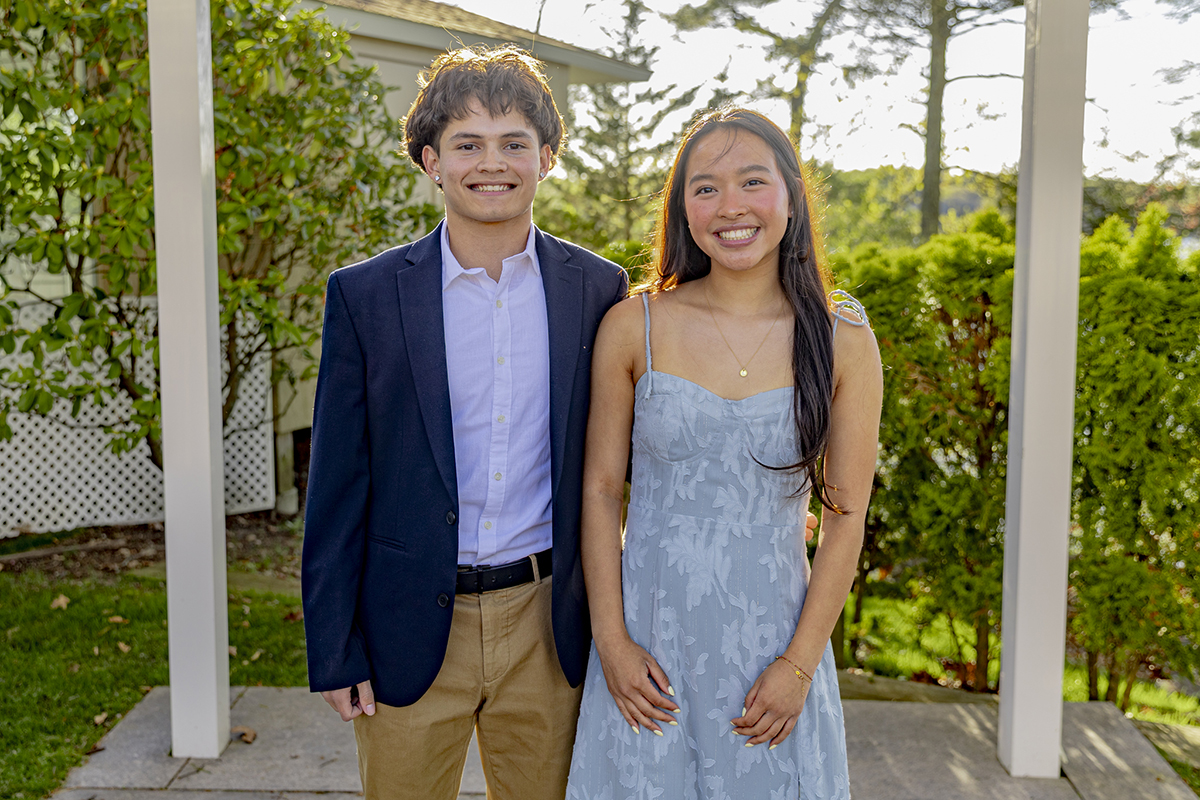2026 Hockomock League Scholar Athletes Max Pokraka and Lena Sonephanith