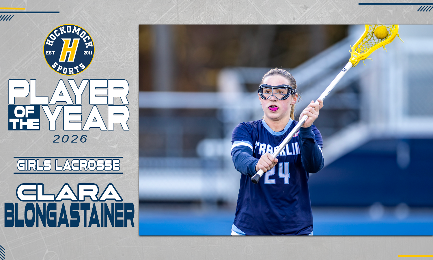 Clara Blongastainer 2026 HockomockSports Girls Lacrosse Awards