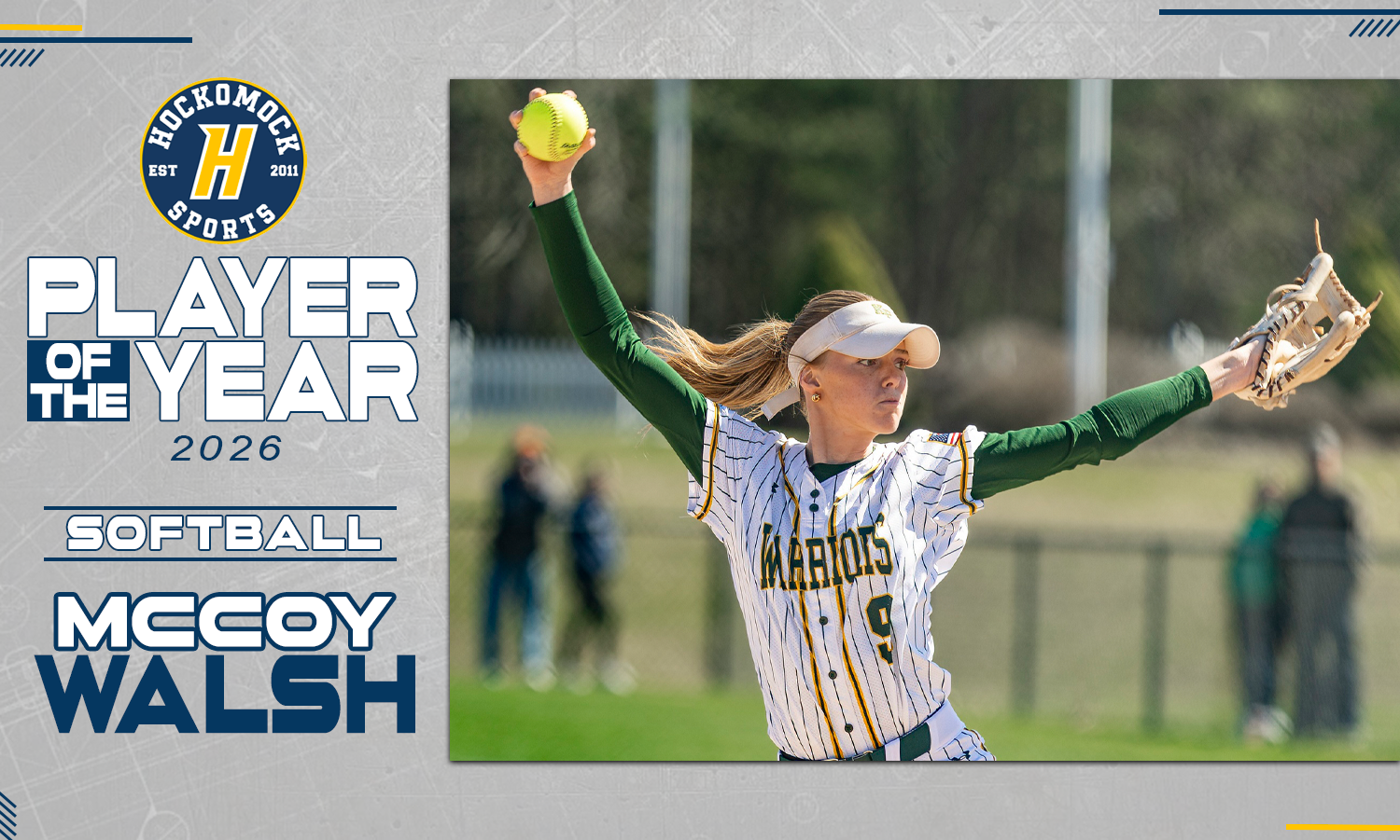 McCoy Walsh 2026 HockomockSports Softball Awards