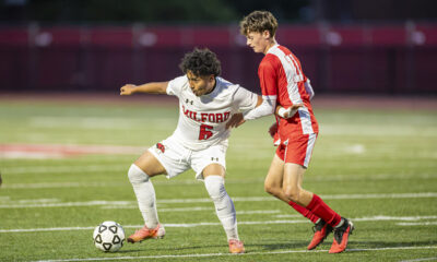 Shane Caguana Milford boys soccer vs. North Attleboro boys soccer