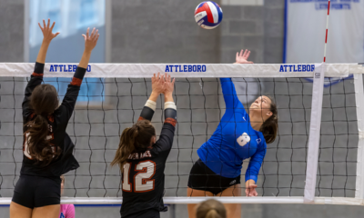 Hockomock volleyball Olivia Leonardo