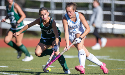 Canton field hockey vs. Franklin field hockey Ellie Young and Penelope Brady