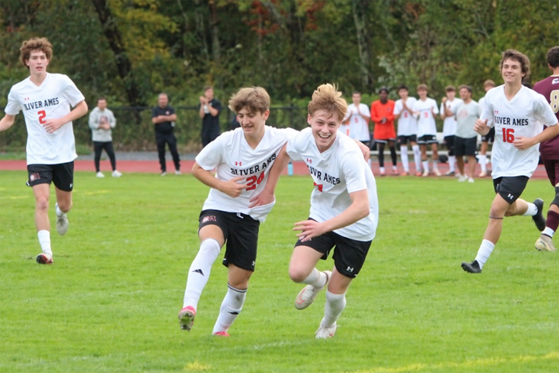 Oliver Ames boys soccer Derek Walsh