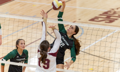 Canton volleyball at Sharon volleyball Austyn Wood