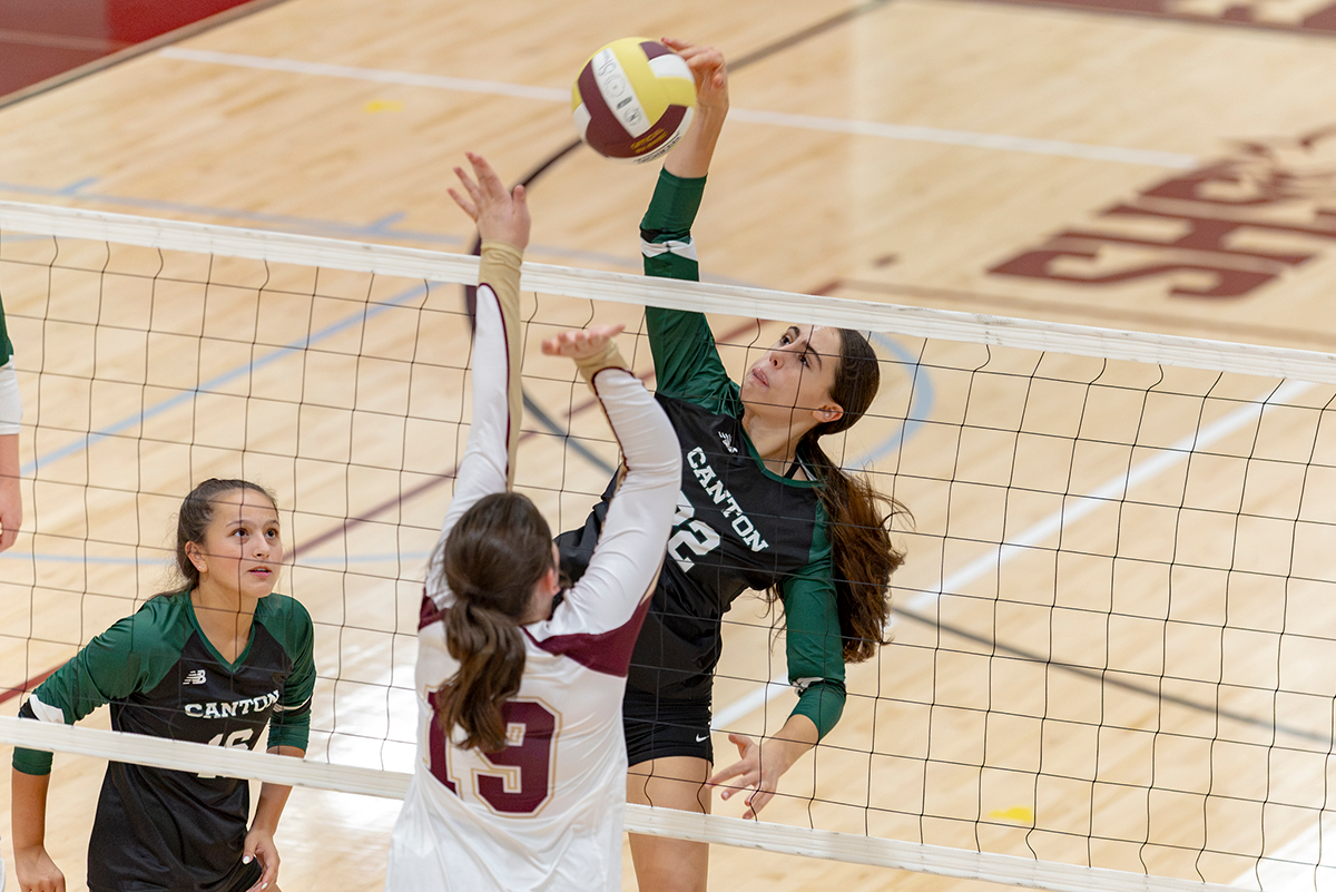 Canton volleyball at Sharon volleyball Austyn Wood