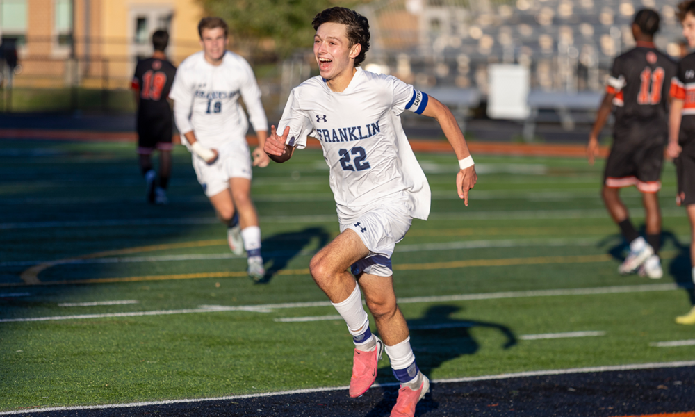 Franklin boys soccer Will McAuley