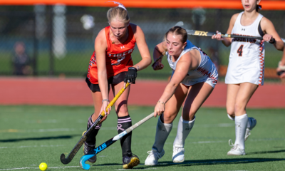Oliver Ames field hockey vs. Stoughton field hockey Lucy Rowell Raegan Costello