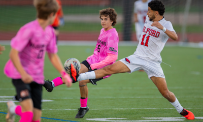 Oliver Ames boys soccer vs. Milford boys soccer David Iconaru