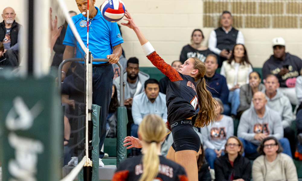 Oliver Ames volleyball Taylor Donohue