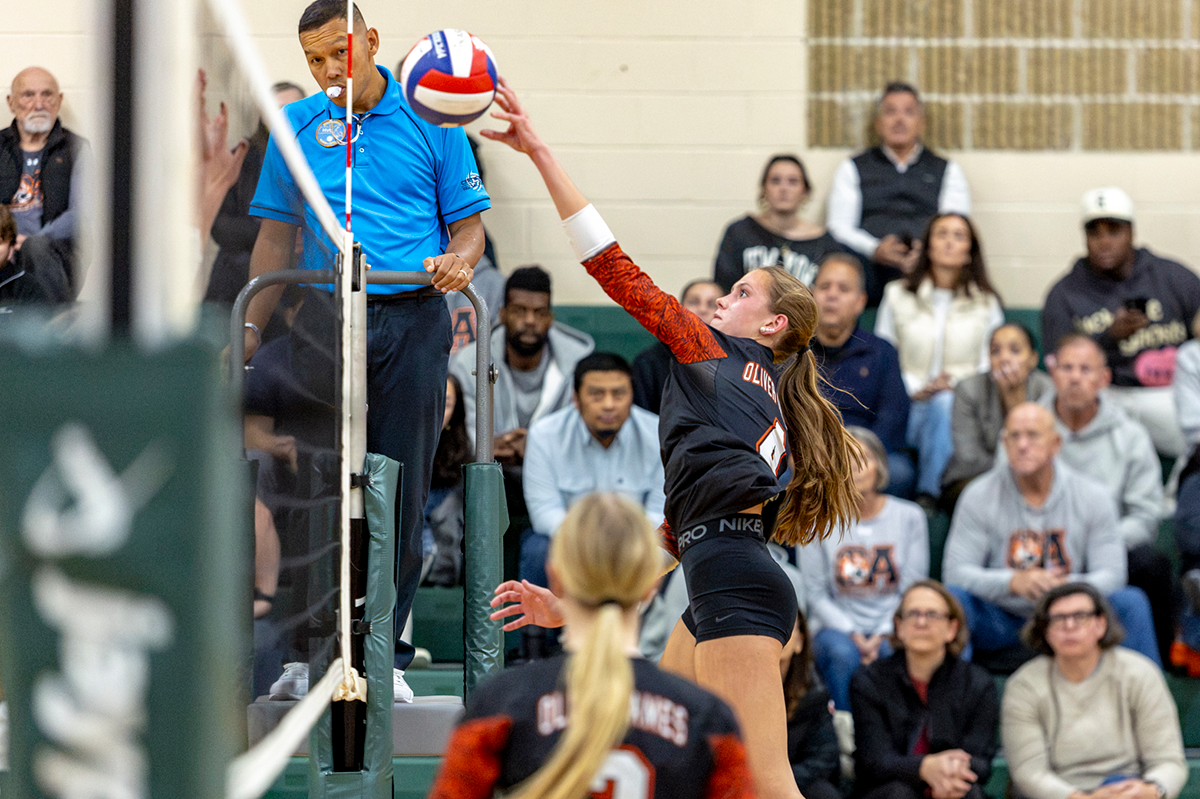 Oliver Ames volleyball Taylor Donohue