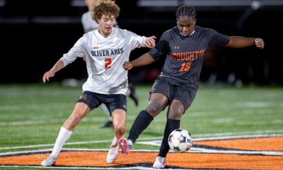 Christian Cameron vs. Bermarc Seide Oliver Ames boys soccer vs. Stoughton boys soccer