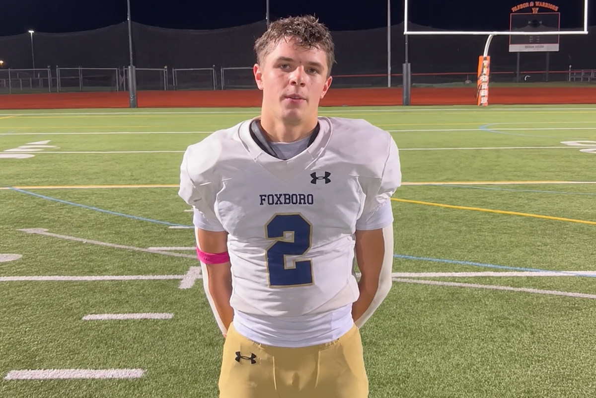 Caiden Dunn Foxboro football