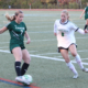 Canton girls soccer Natalie Erickson and Mansfield's Sarah Jones