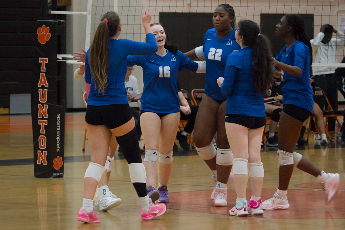 Attleboro volleyball vs. Taunton volleyball